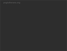 Tablet Screenshot of poglutherans.org